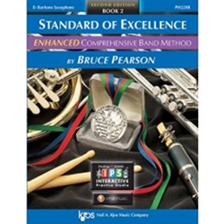 Standard Of Excellence Book 2 Enhanced Eb Baritone Saxophone with IPS access or CD