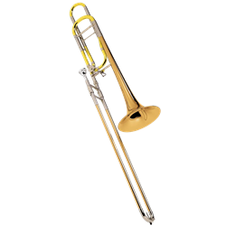 88HO Pro Trombone, "Symphony", Lacquer, F Attachment, .547"/.562" F Section, 8-1/2" Rose Brass Bell, Open Wrap, Rose Brass Outer Slide, Chrome Plated Inner Slide, 5G Mouthpiece, Case