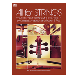 All for Strings - Book 3 - Cello