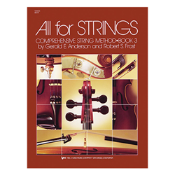 All for Strings - Book 3 - Violin