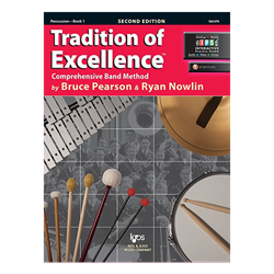 Tradition of Excellence Book 1 with IPS access code - Percussion