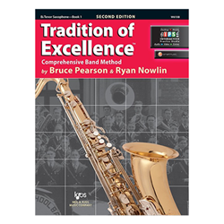 Tradition of Excellence Book 1 with IPS access code - Bb Tenor Saxophone