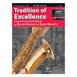 Tradition of Excellence Book 1 with IPS access code - Eb Baritone Saxophone