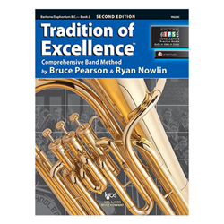 Tradition of Excellence Book 2 with IPS access -  Baritone / Euphonium Bass Clef