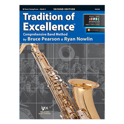 Tradition of Excellence Book 2 with IPS access - Bb Tenor Saxophone