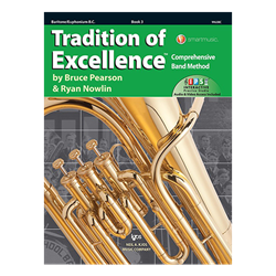 Tradition of Excellence Book 3 Baritone / Euphonium Bass Clef with IPS access code