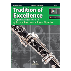 Tradition of Excellence Book 3 Bb Clarinet with IPS access code