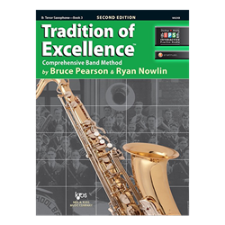 Tradition of Excellence Book 3 Bb Tenor Saxophone with IPS access code