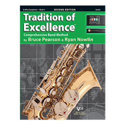 Tradition of Excellence Book 3 Eb Alto Saxophone with IPS access code