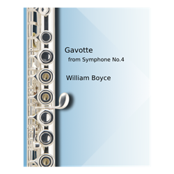 Gavotte from Symphony No. 4 - flute with piano accompaniment