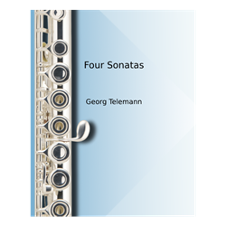 Four Sonatas - flute solo with piano accompaniment