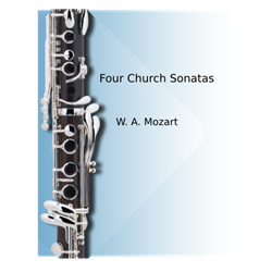 Four Church Sonatas - clarinet with piano accompaniment