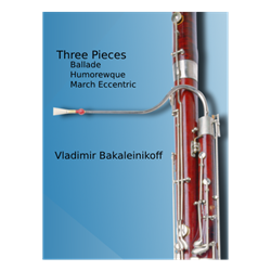 Three Pieces - bassoon with pano accompaniment