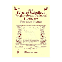 335 Selected Melodious Progressive & Technical Studies Book 1 - French Horn