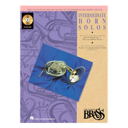 Canadian Brass Intermediate Horn Solos with piano accompaniment and CD