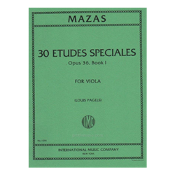 30 Etudes Speciales Op. 36 Book 1 for Viola