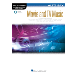 Movie and TV Music for Alto Saxophone with online audio access code