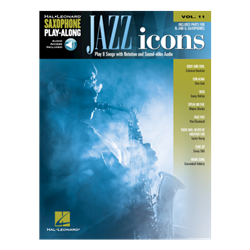 Jazz icons - Saxophone Play-Along Vol 11 with online auido access  (for Bb and Eb saxophones)