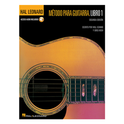Hal Leonard Guitar Method Book 1, book with online audio access code; Spanish edition