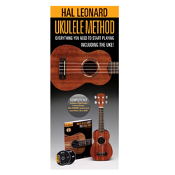 Hal Leonard Ukulele Starter Pack with Ukulele, Method Book and onlne audio access code