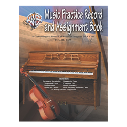 Music Practice Record & Assignment Book