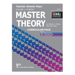 Master Theory Teacher Answer Keys, Volume 1 (Books 1-2-3) with IPS access code