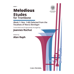 Melodious Etudes for Trombone Book 1 No. 1-60 with online audio access code