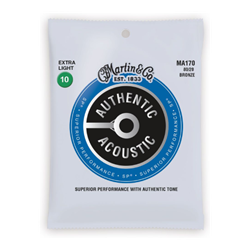 MA170 Martin Extra Light Strings - 80/20 Bronze (10-47 Gauge)