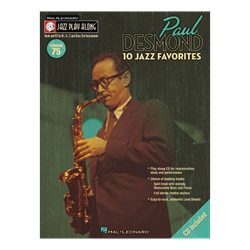 Paul Desmond - Jazz Play-Along Vol 75 with CD