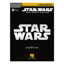 Star Wars – Instrumental Play-Along for Trombone, Music from all nine films with online audio access