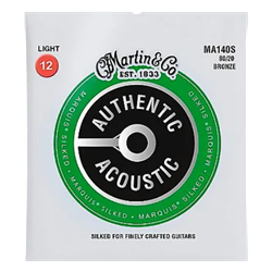 MA140S Martin Silked Light 80/20 Bronze Strings (12-54)