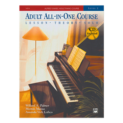 Alfred's Basic Adult All-in-One Course Lesson Book 2 with CD