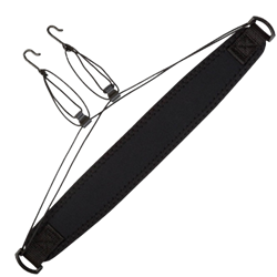 2001072 Classic Bass Clarinet Strap - 2 Hook - Black