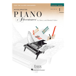 Accelerated Piano Adventures for the Older Beginner Theory Book 1