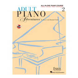 Adult Piano Adventures All-in-One Piano Course Book, Level 2 with Online Access