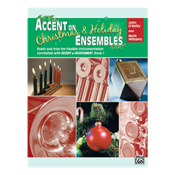 Accent on Christmas & Holiday Ensembles - alto and baritone saxophone