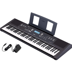 PSREW310AD 76 Note Portable Keyboard, Touch Sensitive Keys, USB, Backlit LCD, Includes PA130 Power Adapter