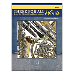 Three for All  Winds - French Horn book