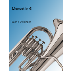 Menuet in G from Anna Magdalena Notebook - euphonium with piano accompaniment
