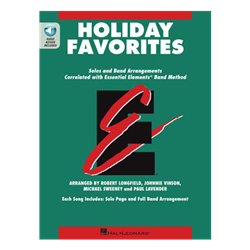 Essential Elements Holiday Favorites - Flute with online audio access