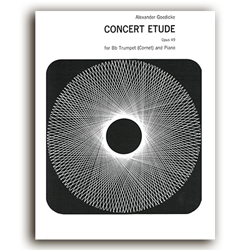 Concert Etude Op.49 - Bb trumpet wih piano accompaniment