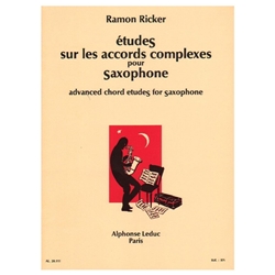 Etudes sur les Accords Complexesfor saxophone solo