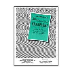 Intermediate Jazz Conception For Saxophone with CD