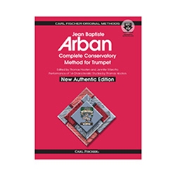 Arban Complete Conservatory Method for Trumpet with online audio access - standard binding