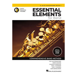 Essential Elements for Band – Alto Saxophone Book 1 with Online Resources