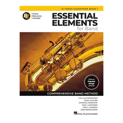 Essential Elements for Band – Tenor Saxophone Book 1 with Online Resources
