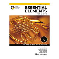 Essential Elements for Band – F Horn Book 1 with Online Resources