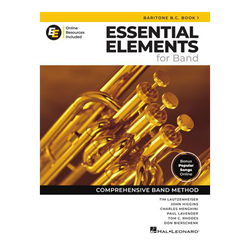 Essential Elements for Band – Baritone Bass Clef Book 1 with Online Resources