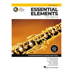Essential Elements for Band – Oboe Book 1 with Online Resources