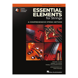 Essential Elements for Strings – Teacher Manual Book 1 with Online Resources